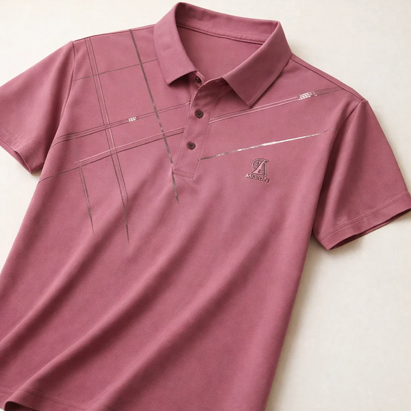 Ravicos Premium Dusty Rose Polo T-Shirt | Men's Cotton Regular Fit Half Sleeve Polo