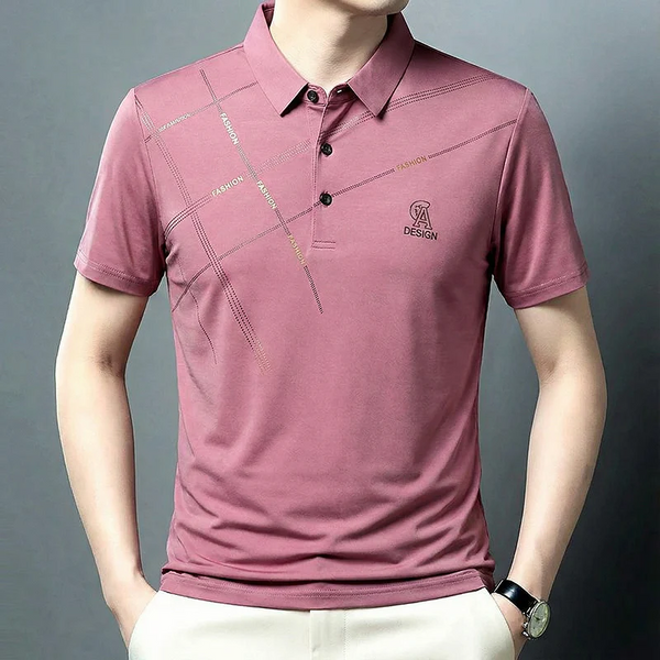 Ravicos Premium Dusty Rose Polo T-Shirt | Men's Cotton Regular Fit Half Sleeve Polo