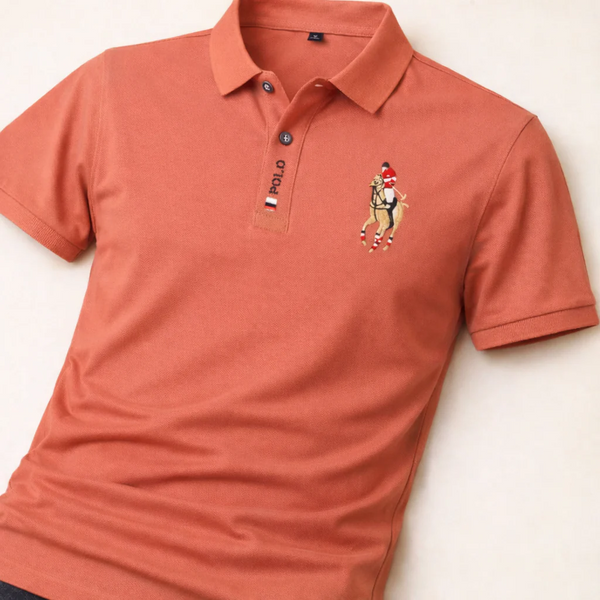 Ravicos Premium Beige Polo T-Shirt | Men's Cotton Regular Fit Half Sleeve Polo